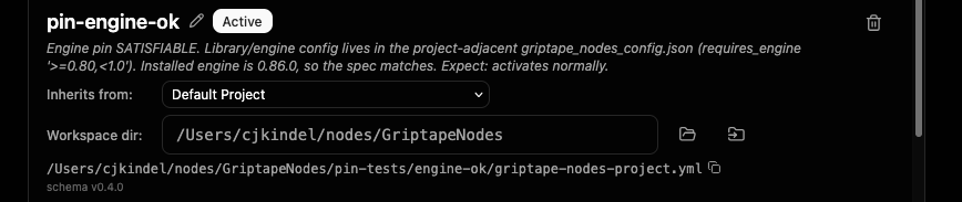 The Workspace dir field showing the calculated workspace as grey placeholder text